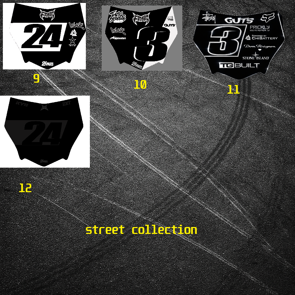 MOTOCUZ/ODI front plate sticker